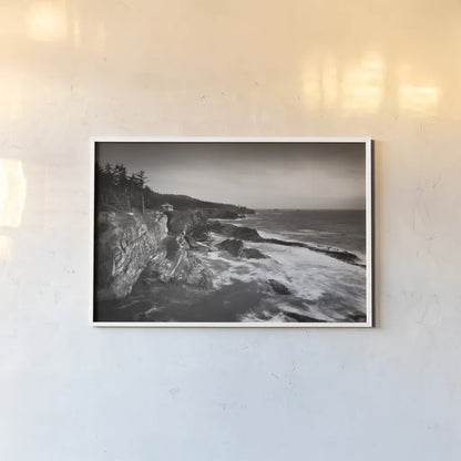 Shore Acres State Park by Alan Majchrowicz. shown as a paper print in a white frame. Available as a archival giclee rolled canvas, fine art paper, or poster print. SKU 43960i.