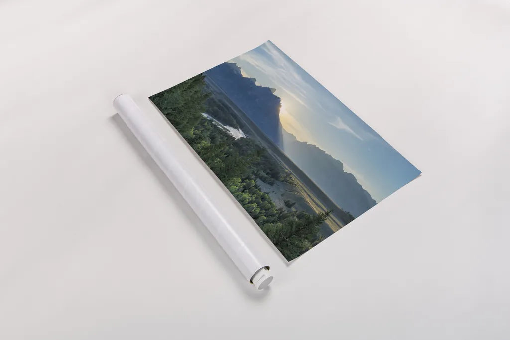 Snake River Overlook Color by Alan Majchrowicz. shown as a rolled paper print. Available as archival giclee rolled canvas, fine art paper, or poster print. SKU 78029i.