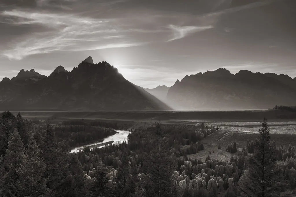 Snake River Overlook Grant Teton National Park  by Alan Majchrowicz. SKU 64555i. Archival Giclee Fine art print for wall decor.