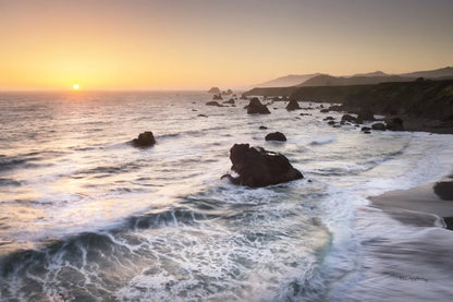 Sonoma Coast Sunset by Alan Majchrowicz. SKU 90653i. Archival Giclee Fine art print for wall decor.