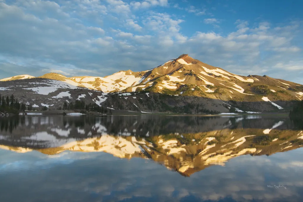 South Sister Reflection I by Alan Majchrowicz. SKU 28096i. Archival Giclee Fine art print for wall decor.