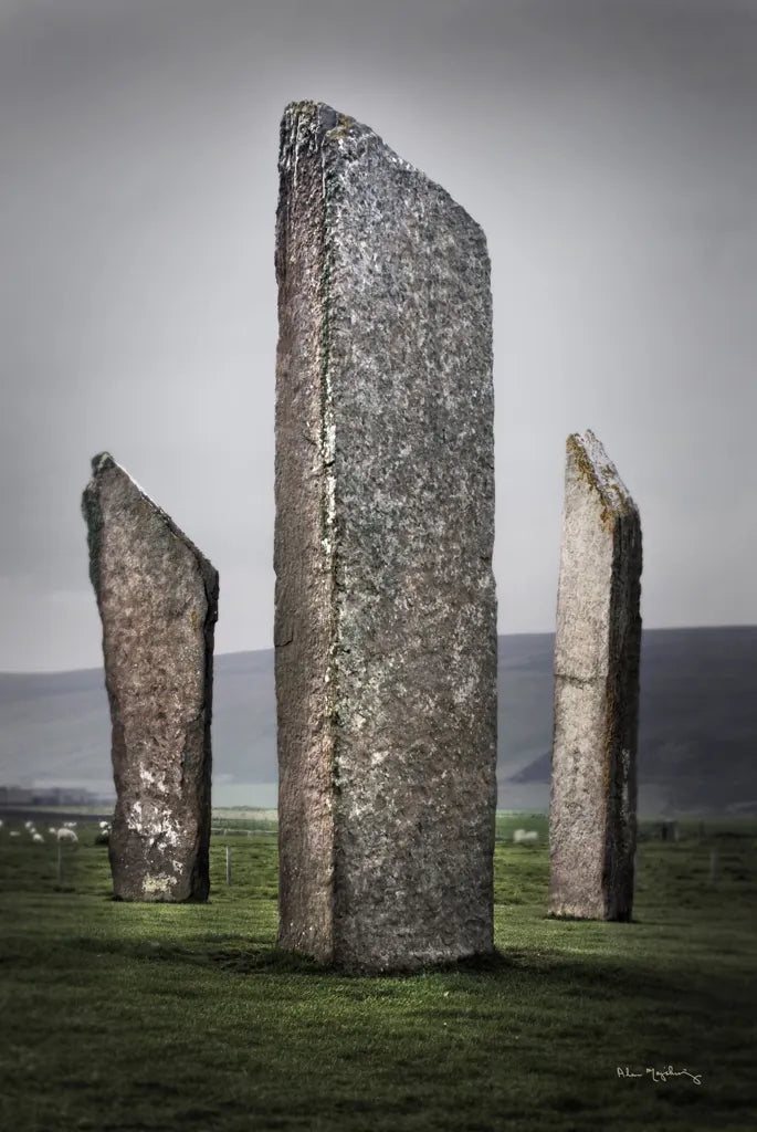 Standing Stones of Steness by Alan Majchrowicz. SKU 84034h. Archival Giclee Fine art print for wall decor.