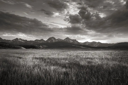 Stanley Basin Sawtooth Mountains Idaho by Alan Majchrowicz. SKU 64560i. Archival Giclee Fine art print for wall decor.