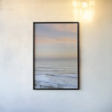 Sunset on Redwoods Coast II by Alan Majchrowicz. shown as a paper print in a black flame. Available as a archival giclee rolled canvas, fine art paper, or poster print. SKU 43904h.