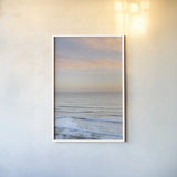 Sunset on Redwoods Coast II by Alan Majchrowicz. shown as a paper print in a white frame. Available as a archival giclee rolled canvas, fine art paper, or poster print. SKU 43904h.