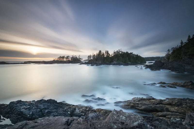 Sunset on Vancouver Island by Alan Majchrowicz. SKU 86353i. Archival Giclee Fine art print for wall decor.