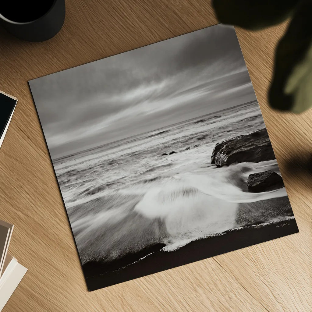 Sunset on the Coast II by Alan Majchrowicz. Shown as a detailed flat fine art print, highlighting archival giclee quality. Available as an archival giclee rolled canvas, fine art paper, or poster print. SKU 2481a.