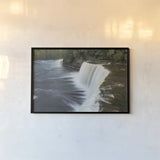 Tahquamenon Falls Michigan I by Alan Majchrowicz. shown as a paper print in a black flame. Available as a archival giclee rolled canvas, fine art paper, or poster print. SKU 50167i.