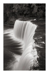 Tahquamenon Falls Michigan II BW by Alan Majchrowicz. SKU 50170h. Archival Giclee Fine art print for wall decor.
