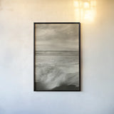 Tides and Waves Triptych II by Alan Majchrowicz. shown as a paper print in a black flame. Available as a archival giclee rolled canvas, fine art paper, or poster print. SKU 82194h.