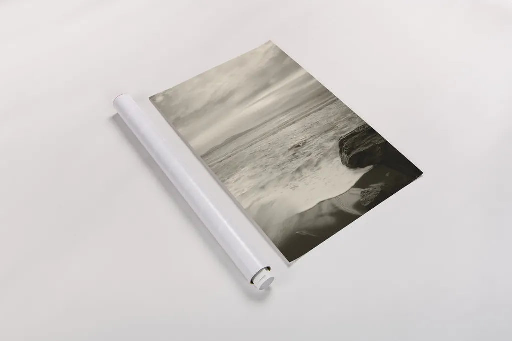 Tides and Waves Triptych III by Alan Majchrowicz. shown as a rolled paper print. Available as archival giclee rolled canvas, fine art paper, or poster print. SKU 82195h.