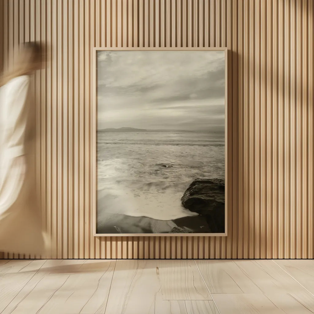 Tides and Waves Triptych III by Alan Majchrowicz. shown as over sized large wall art. Available as an archival giclee rolled canvas, fine art paper, or poster print. SKU 82195h.