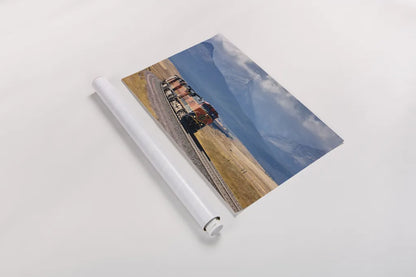 Train I by Alan Majchrowicz. shown as a rolled paper print. Available as archival giclee rolled canvas, fine art paper, or poster print. SKU 84041i.