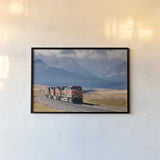 Train I by Alan Majchrowicz. shown as a paper print in a black flame. Available as a archival giclee rolled canvas, fine art paper, or poster print. SKU 84041i.