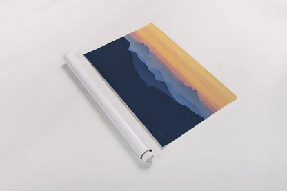 Twilight over North Cascades by Alan Majchrowicz. shown as a rolled paper print. Available as archival giclee rolled canvas, fine art paper, or poster print. SKU 86351i.