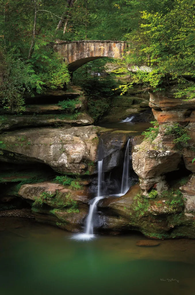 Upper Falls Old Mans Cave by Alan Majchrowicz. SKU 50171h. Archival Giclee Fine art print for wall decor.