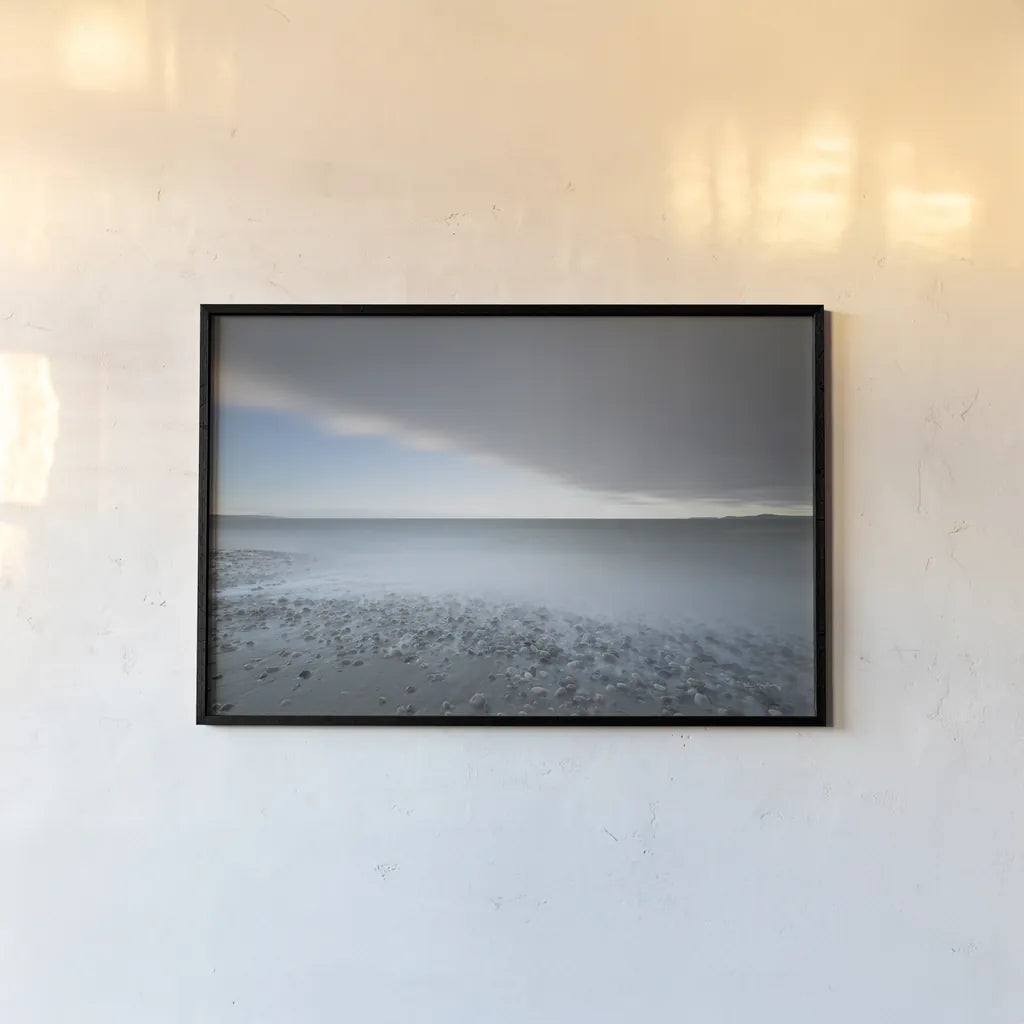 West Beach Deception Pass Seascape by Alan Majchrowicz. shown as a paper print in a black flame. Available as a archival giclee rolled canvas, fine art paper, or poster print. SKU 86304i.