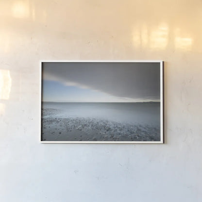 West Beach Deception Pass Seascape by Alan Majchrowicz. shown as a paper print in a white frame. Available as a archival giclee rolled canvas, fine art paper, or poster print. SKU 86304i.