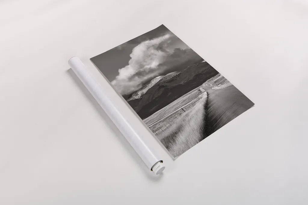 Western Roads by Alan Majchrowicz. shown as a rolled paper print. Available as archival giclee rolled canvas, fine art paper, or poster print. SKU 43071h.