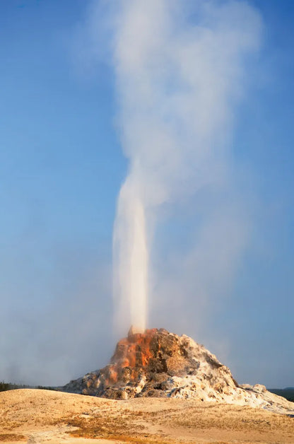 White Dome Geyser by Alan Majchrowicz. SKU 80844h. Archival Giclee Fine art print for wall decor.