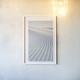 White Sands I by Alan Majchrowicz. shown as a paper print in a white frame. Available as a archival giclee rolled canvas, fine art paper, or poster print. SKU 33903h.