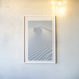 White Sands II by Alan Majchrowicz. shown as a paper print in a white frame. Available as a archival giclee rolled canvas, fine art paper, or poster print. SKU 33904h.