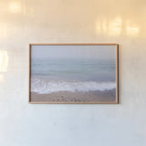 Whitefish Point Beach by Alan Majchrowicz. shown as a paper print in a natural frame. Available as a archival giclee rolled canvas, fine art paper, or poster print. SKU 61443i.