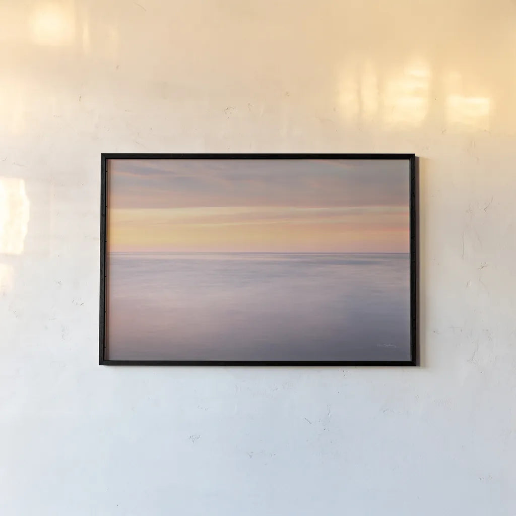 Whitefish Point Sky by Alan Majchrowicz. shown as a paper print in a black flame. Available as a archival giclee rolled canvas, fine art paper, or poster print. SKU 61444i.