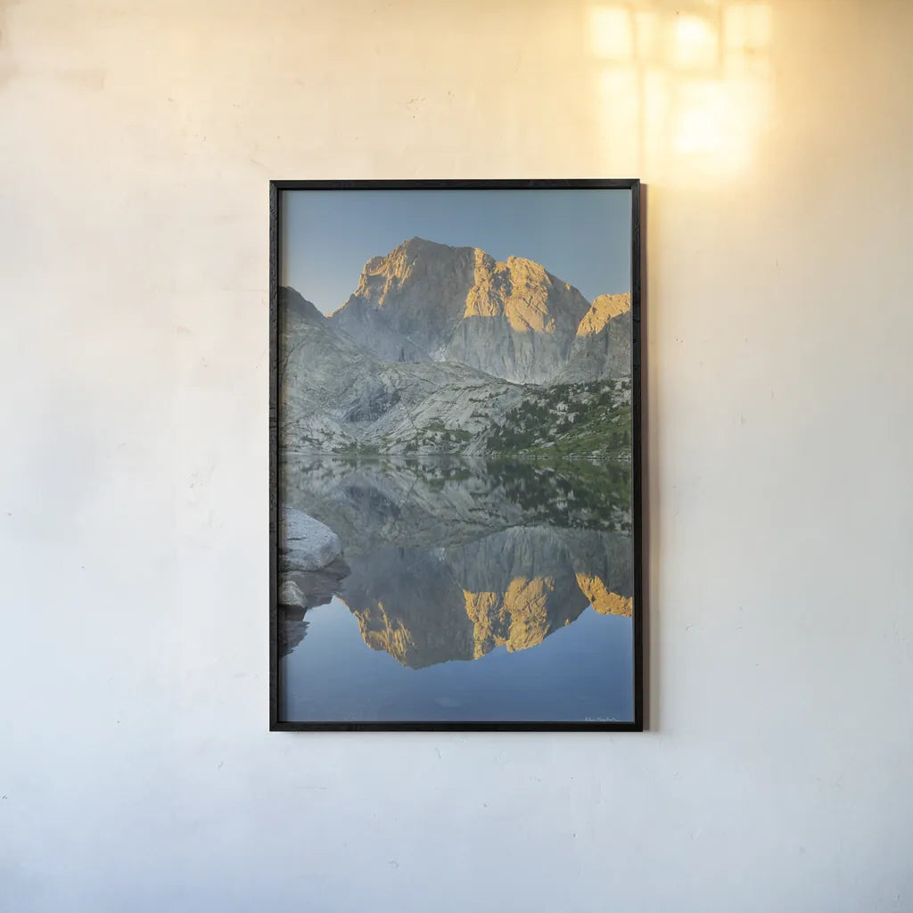 Wind River Range by Alan Majchrowicz. shown as a paper print in a black flame. Available as a archival giclee rolled canvas, fine art paper, or poster print. SKU 28085h.