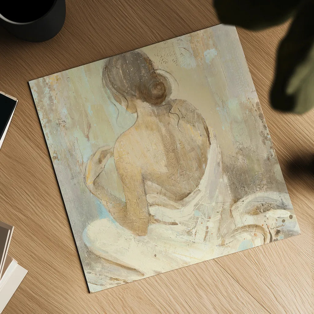 Abstract Figure Study II Crop by Albena Hristova. Shown as a detailed flat fine art print, highlighting archival giclee quality. Available as an archival giclee rolled canvas, fine art paper, or poster print. SKU 20893a.