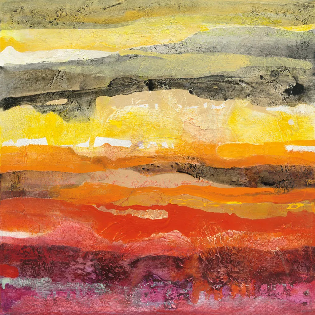 Abstract Layers II by Albena Hristova. SKU 54823a. Archival Giclee Fine art print for wall decor.