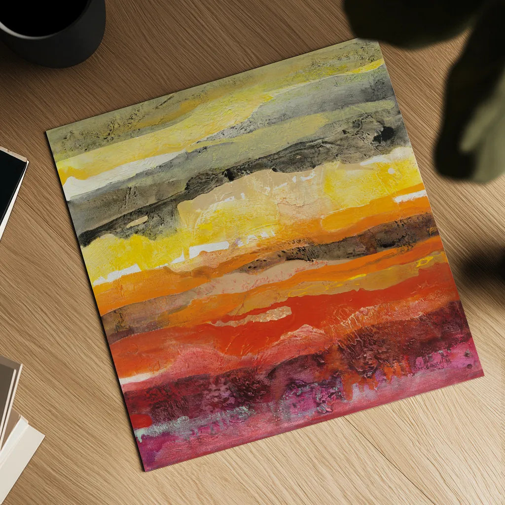 Abstract Layers II by Albena Hristova. Shown as a detailed flat fine art print, highlighting archival giclee quality. Available as an archival giclee rolled canvas, fine art paper, or poster print. SKU 54823a.