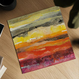 Abstract Layers II by Albena Hristova. Shown as a detailed flat fine art print, highlighting archival giclee quality. Available as an archival giclee rolled canvas, fine art paper, or poster print. SKU 54823a.