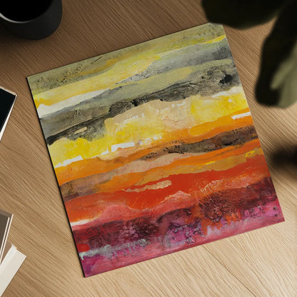 Abstract Layers II by Albena Hristova. Shown as a detailed flat fine art print, highlighting archival giclee quality. Available as an archival giclee rolled canvas, fine art paper, or poster print. SKU 54823a.