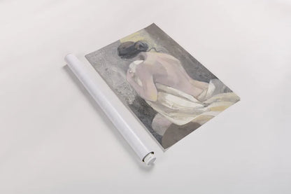 After the Bath II Crop by Albena Hristova. shown as a rolled paper print. Available as archival giclee rolled canvas, fine art paper, or poster print. SKU 23814h.