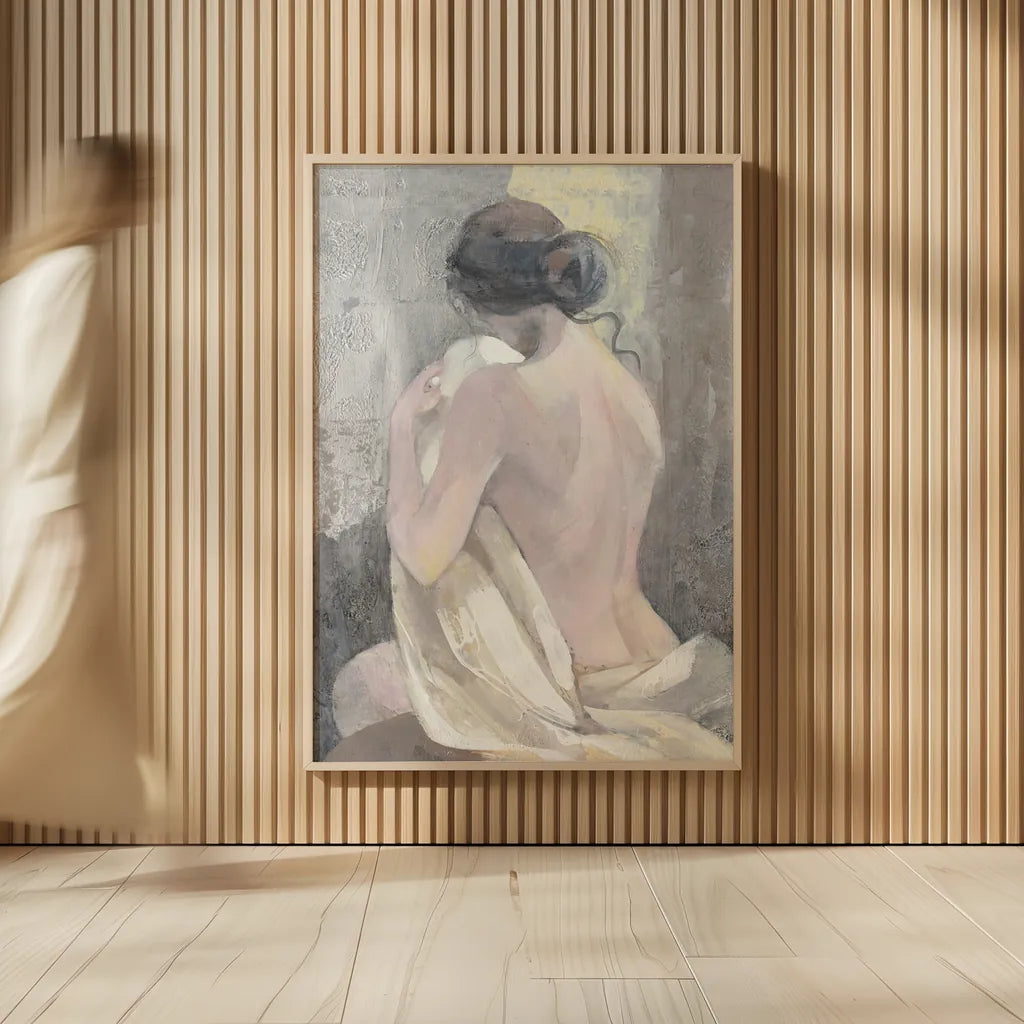 After the Bath II Crop by Albena Hristova. shown as over sized large wall art. Available as an archival giclee rolled canvas, fine art paper, or poster print. SKU 23814h.