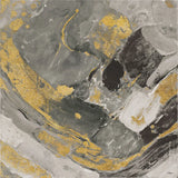 Arroyo Gold and Black by Albena Hristova. SKU 28026a. Archival Giclee Fine art print for wall decor.