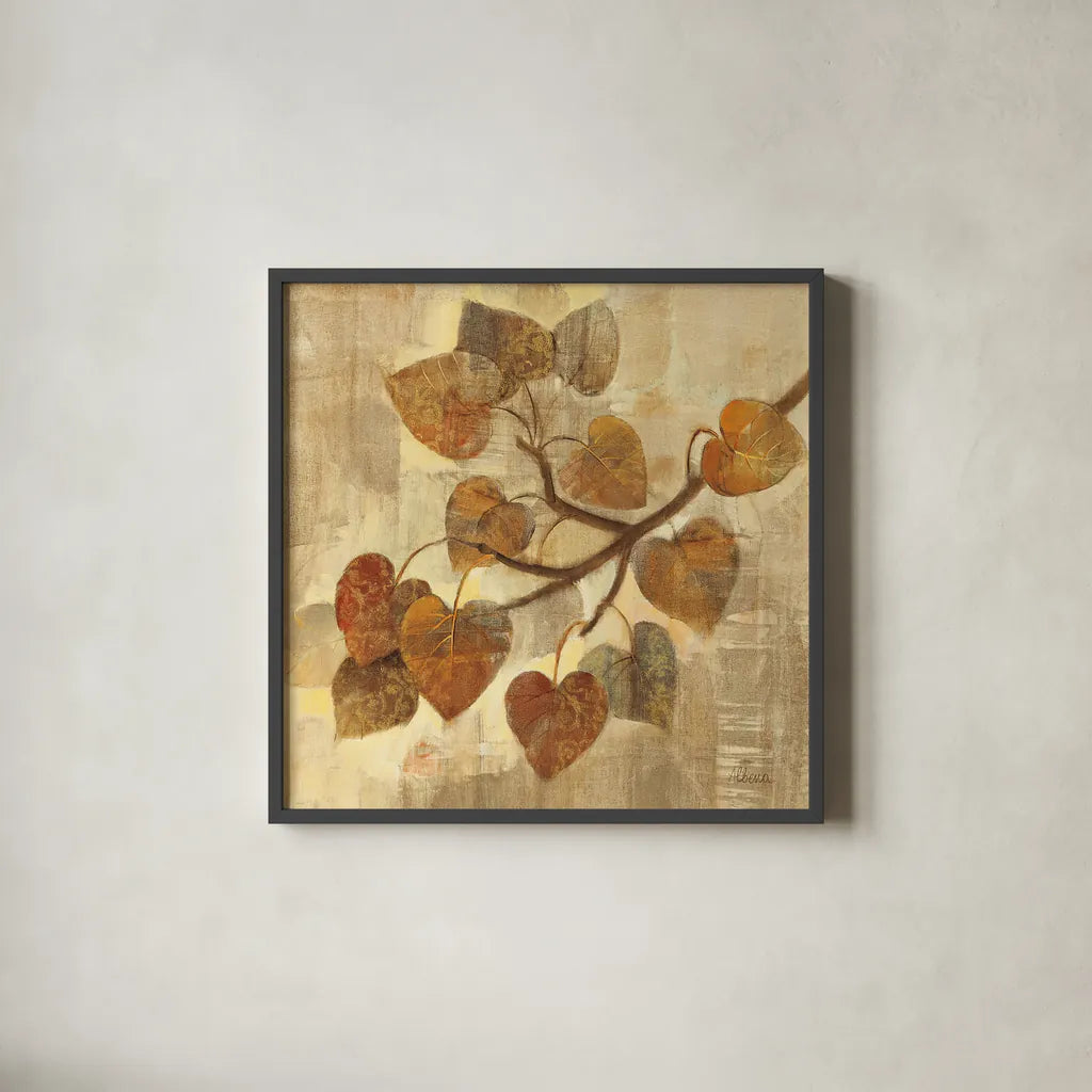 Aspen by Albena Hristova. Shown in a sleek black glass frame for a contemporary gallery look. Available as an archival giclee rolled canvas, fine art paper, or poster print. SKU 6857a.