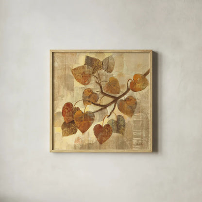 Aspen by Albena Hristova. Shown in a natural wood glass frame for a timeless modern aesthetic. Available as an archival giclee rolled canvas, fine art paper, or poster print. SKU 6857a.