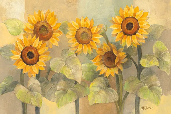 August Sunflowers by Albena Hristova. SKU 4004i. Archival Giclee Fine art print for wall decor.
