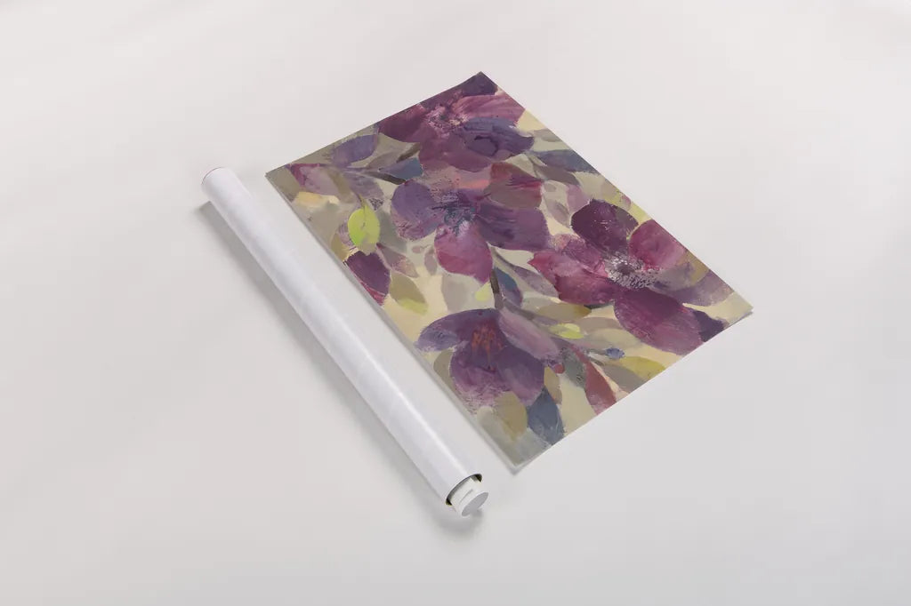 Autumn Blooms by Albena Hristova. shown as a rolled paper print. Available as archival giclee rolled canvas, fine art paper, or poster print. SKU 14505i.