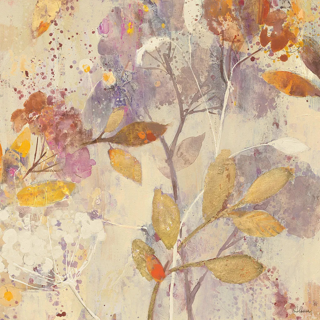 Autumn Botanicals II by Albena Hristova. SKU 17797a. Archival Giclee Fine art print for wall decor.