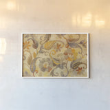 Autumn Garden by Albena Hristova. shown as a paper print in a white frame. Available as a archival giclee rolled canvas, fine art paper, or poster print. SKU 28645i.