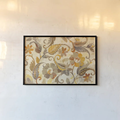 Autumn Garden Light by Albena Hristova. shown as a paper print in a black flame. Available as a archival giclee rolled canvas, fine art paper, or poster print. SKU 29037i.