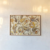 Autumn Garden Light by Albena Hristova. shown as a paper print in a natural frame. Available as a archival giclee rolled canvas, fine art paper, or poster print. SKU 29037i.