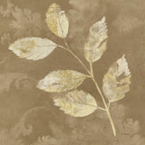 Autumn Leaves White on Taupe I by Albena Hristova. SKU 55458a. Archival Giclee Fine art print for wall decor.
