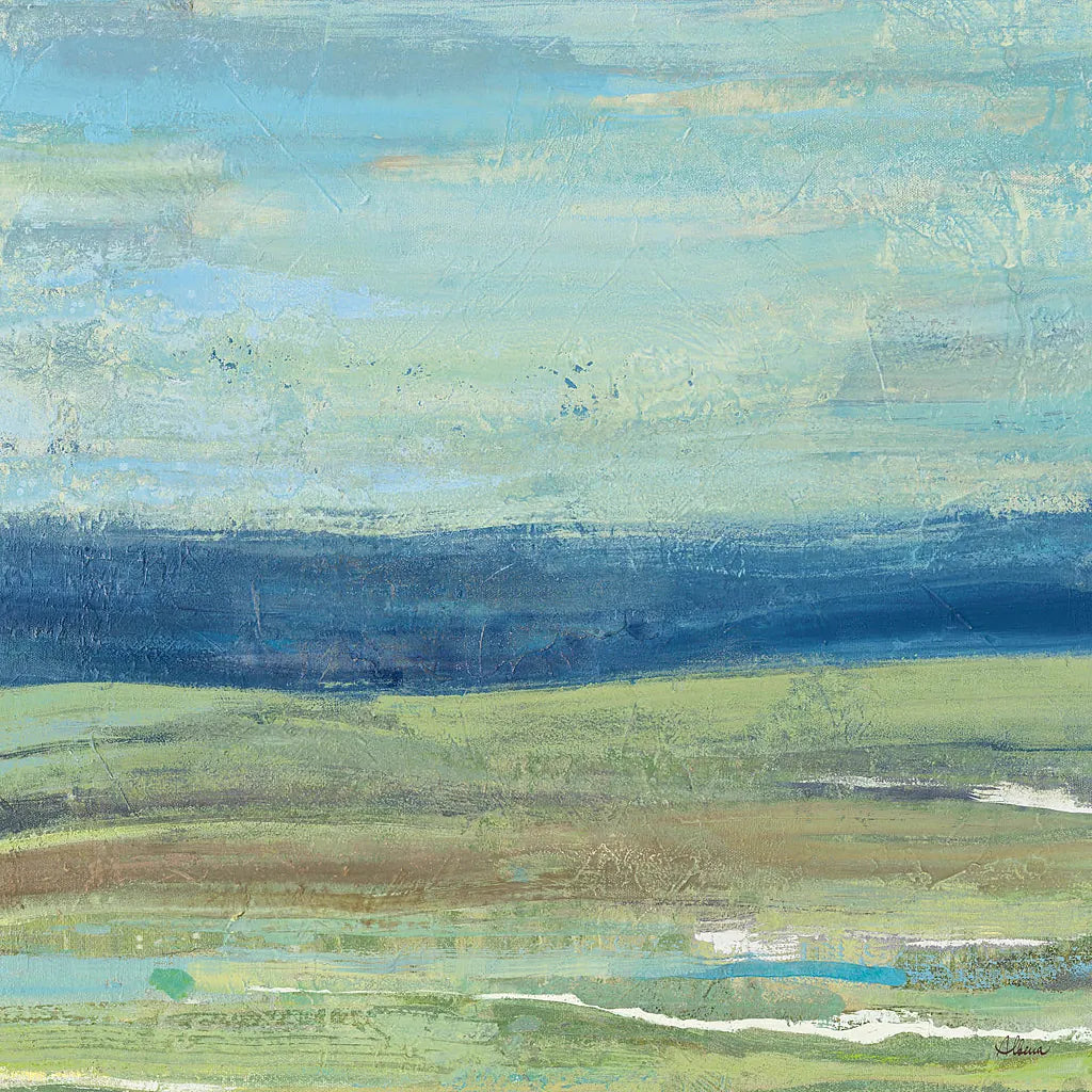 Azure Wave by Albena Hristova. SKU 20041a. Archival Giclee Fine art print for wall decor.