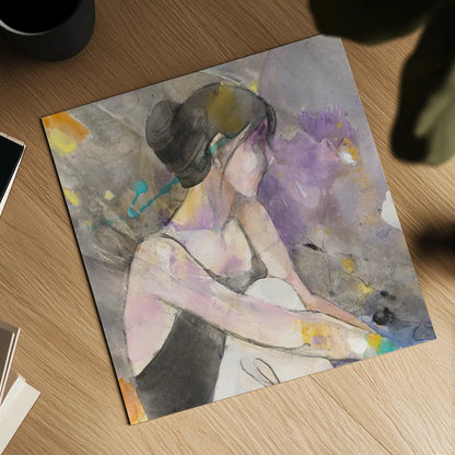 Ballerina I Crop by Albena Hristova. Shown as a detailed flat fine art print, highlighting archival giclee quality. Available as an archival giclee rolled canvas, fine art paper, or poster print. SKU 68444a.