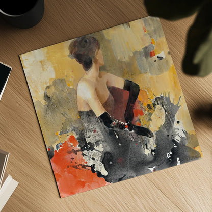 Beautiful Gaze I by Albena Hristova. Shown as a detailed flat fine art print, highlighting archival giclee quality. Available as an archival giclee rolled canvas, fine art paper, or poster print. SKU 22260a.