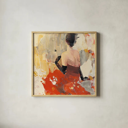 Beautiful Gaze II by Albena Hristova. Shown in a natural wood glass frame for a timeless modern aesthetic. Available as an archival giclee rolled canvas, fine art paper, or poster print. SKU 22261a.